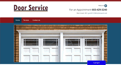 Desktop Screenshot of doorservicenh.com